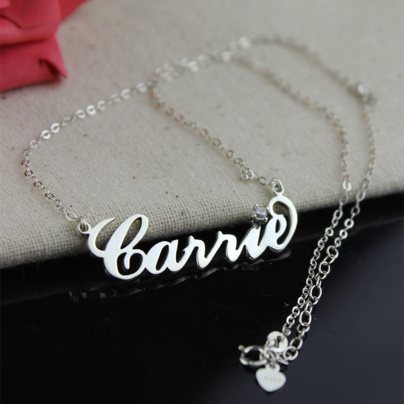 Silver Carrie Diamond