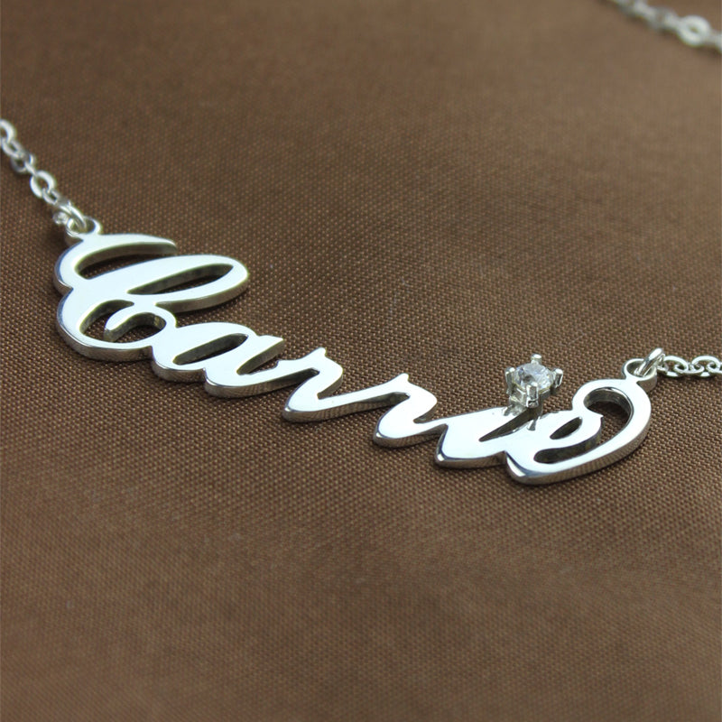 Silver Carrie Diamond